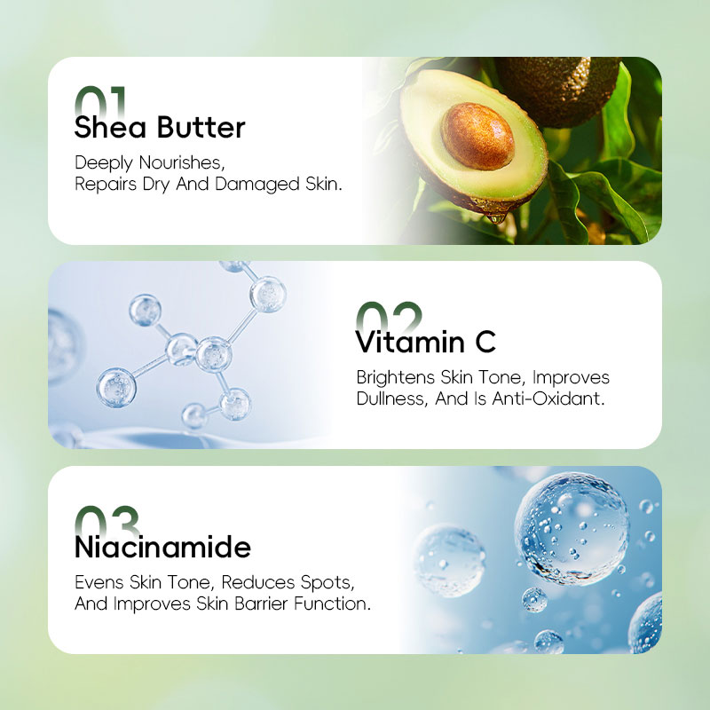 private label coconut body whitening cream